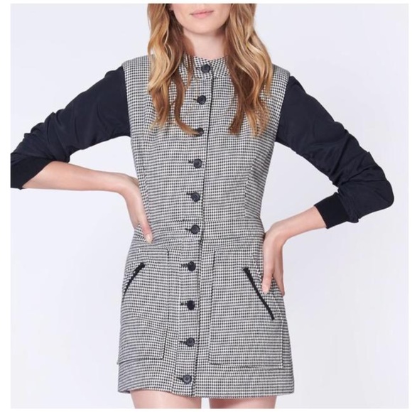 Veronica Beard Houndstooth Leigh Dress - Picture 1 of 6
